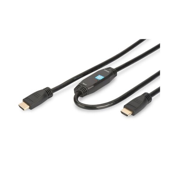 Digitus HDMI Kablo Altın Uçlu Siyah (30m) FHD