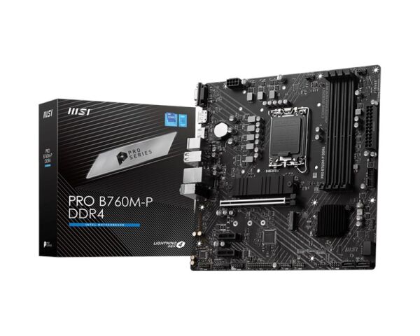 MSI Pro B760M-P D4 1700P Vga Hdmi Dp