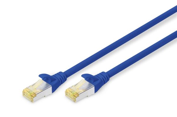 Digitus Zırhlı Patch Kablo Cat6A Mavi (5m)