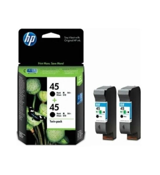 HP 45 51645AA Siyah Mürekkep Kartuş (2'li)