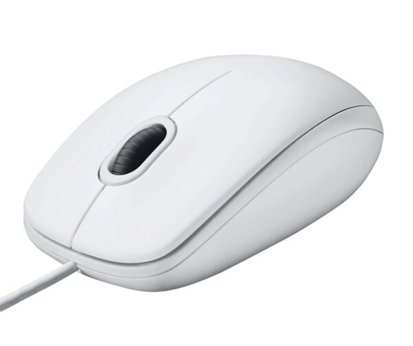 Logitech B100 Kablolu Optik Mouse Beyaz 910-003360