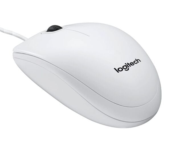 Logitech B100 Kablolu Optik Mouse Beyaz 910-003360