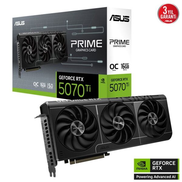 Asus GeForce RTX5070TI 16G Prime OC GD7 256B
