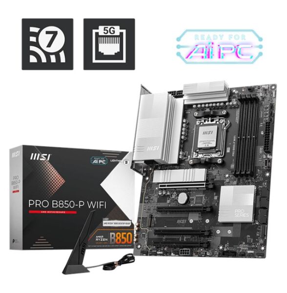 MSI Pro B850-P Wifi AM5 Ryzen D5 Hdmi Type-C