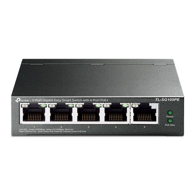 Tp-Link 5Port Gigabit 4xPoe 65W (TL-SG105PE)