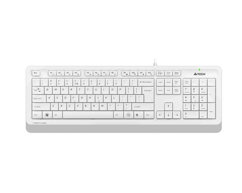 A4-Tech Kablolu Klavye Beyaz (FK10-B)