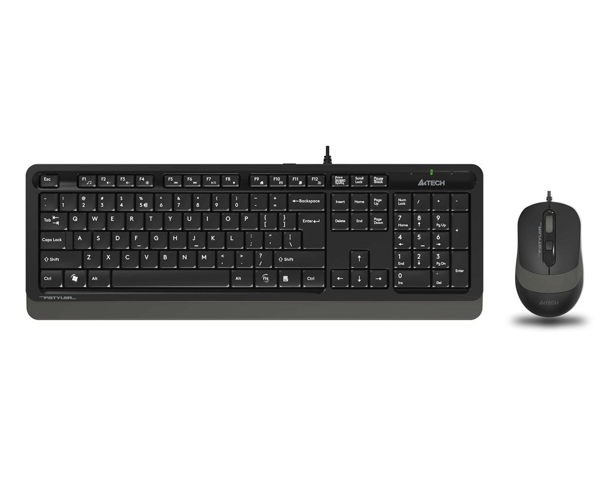 A4-Tech Kablolu Set Gri (F1010-G)