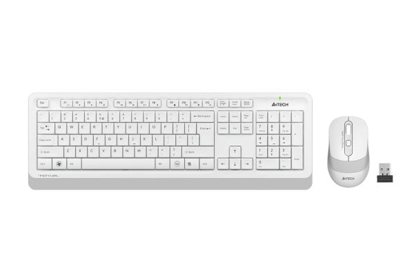 A4-Tech Kablosuz Set Beyaz (FG1010-B)