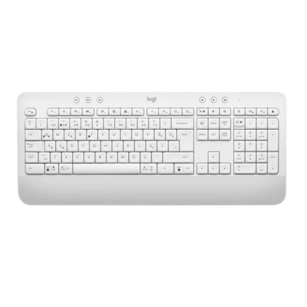 Logitech K650 Signature Kablosuz Klavye - Beyaz