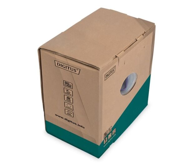 Digitus Cat6 Mor UTP Top Kablo Saf Bakır (305m)