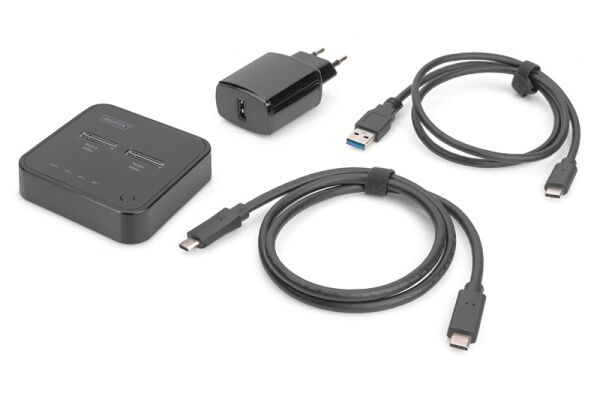 Digitus Çift Yuvalı M.2 NVME SSD Docking Station