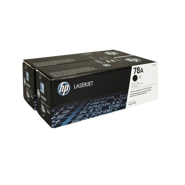 HP CE278AF 2'li Siyah Toner Kartuş(78A)