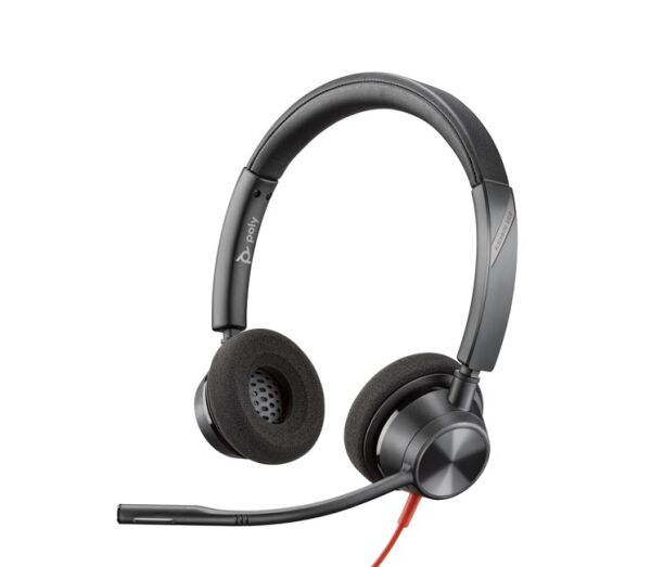 Poly Blackwire 3320 Stereo Mikrofonlu Kulaklık