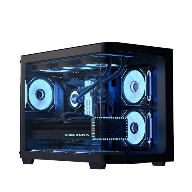 Aerocool P300C Mirror A-RGB Panoramik mATX Siyah