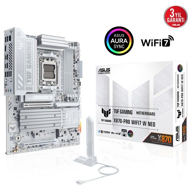 Asus Tuf Gaming X870-Pro Wifi7 W Neo AM5 D5 Hdmi