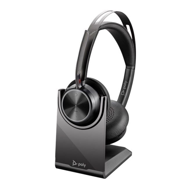 Poly Voyager Focus 2 Mik. Stereo Kulaklık (+Stand)