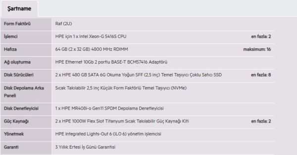 HPE DL380 Gen11 Gold 5416S-64GB-2x480G-2U (P81784)