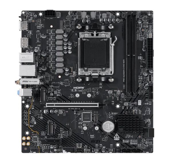 MSI PRO A620AM-G EVO WIFI AM5 Ryzen DDR5 Dp Hdmi