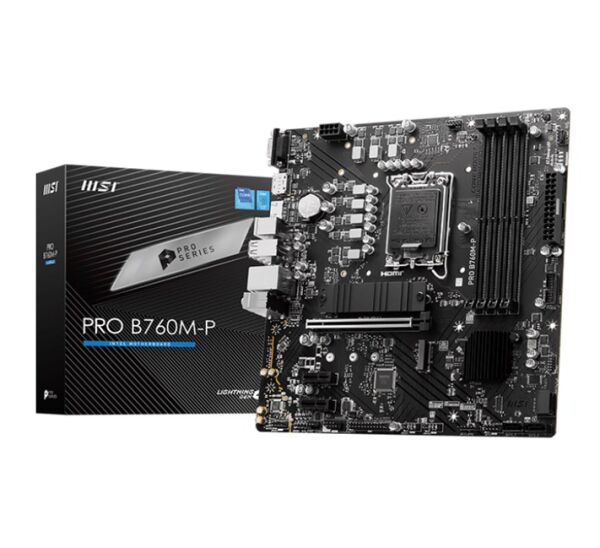 MSI Pro B760M-P D5 1700P Vga Hdmi Dp