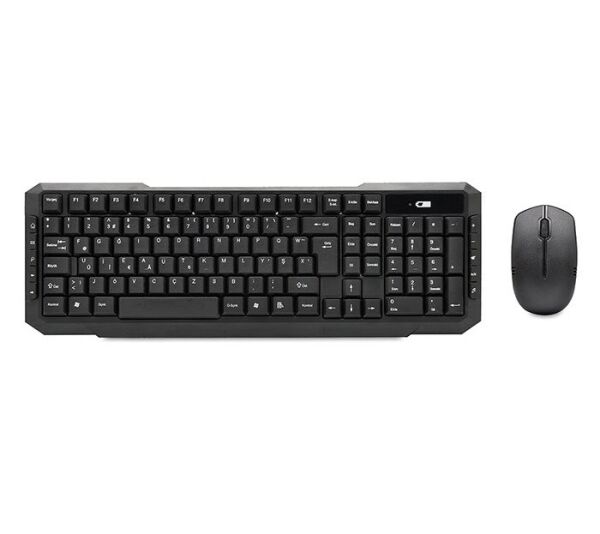 Everest KM-510 Siyah Kablosuz Q Klavye Set