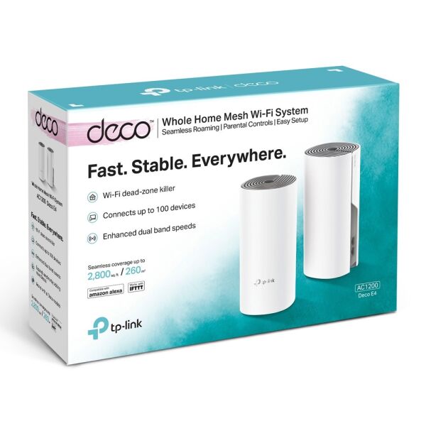 Tp-Link DECO-E4-2P Mesh 2'li Router