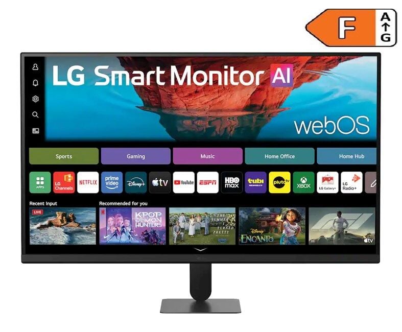 LG 31.5'' 32U701SB-B 4K IPS Smart webOS