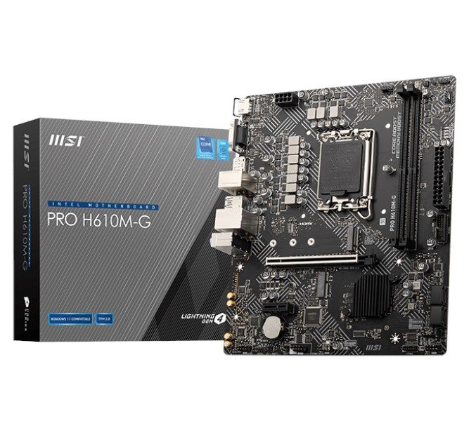 MSI Pro H610M-G D5 1700P Vga Hdmi Dp