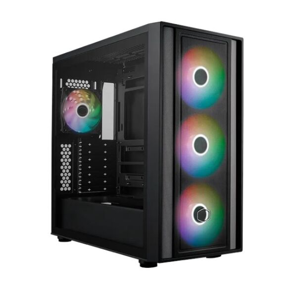 Cooler Master MasterBox 600 TG ARGB Siyah Psu yok