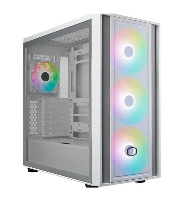 Cooler Master MasterBox 600 TG ARGB Beyaz Psu yok