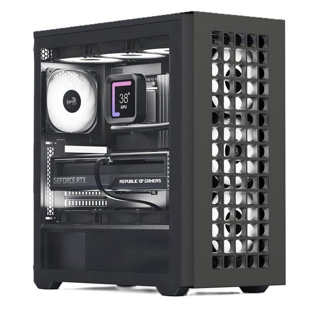 Aerocool D502A A-RGB Type-C ATX Siyah