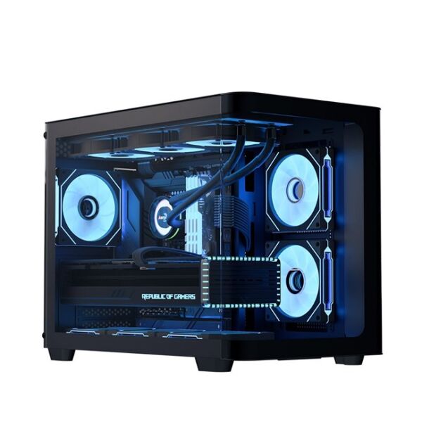 Aerocool P300C Mirror A-RGB Panoramik mATX Siyah