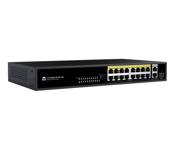 Stonet 16Port 10/100Mbps PoE 250W(ST119HPDI-2G1MS)