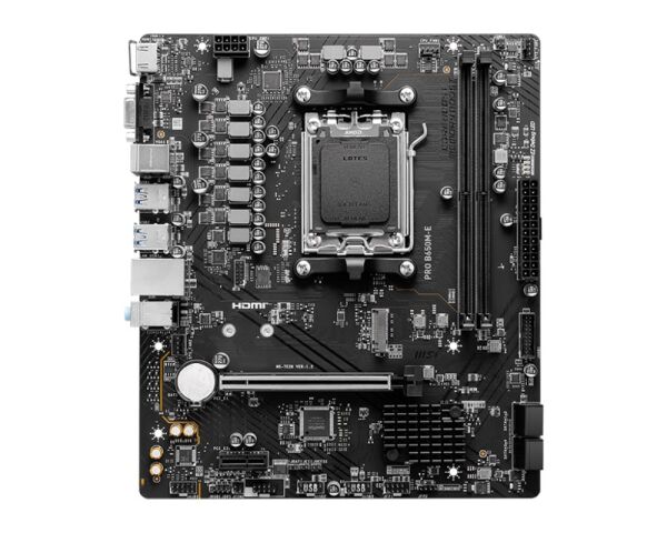 MSI Pro B650M-E DDR5 AM5 Vga Hdmi