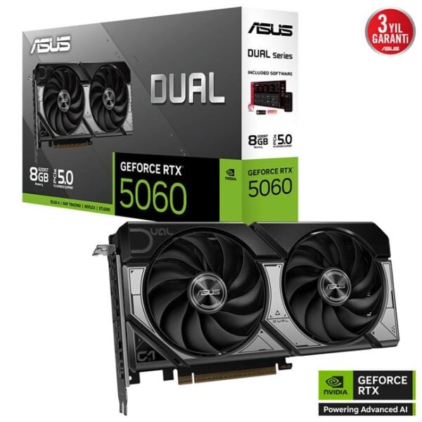 Asus GeForce RTX 5060 8GB Dual GD7 128Bit