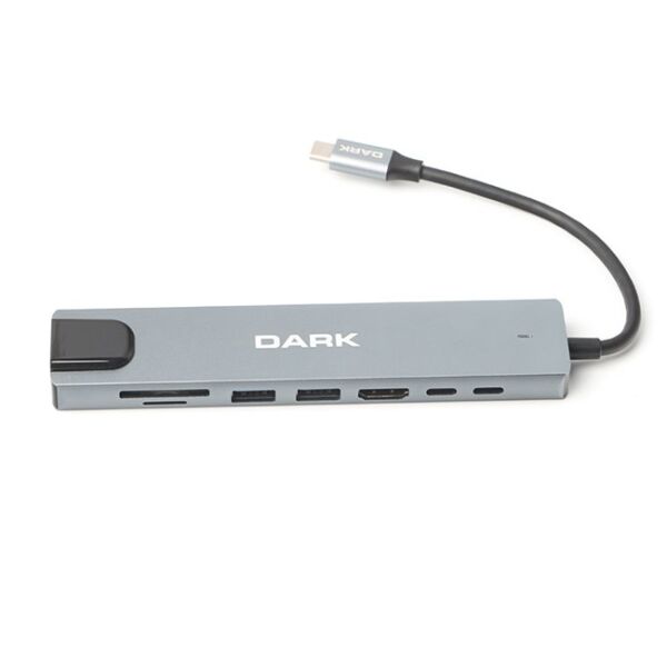 Dark (DK-AC-U31X36) Type C 8 in 1 Çoklayıcı
