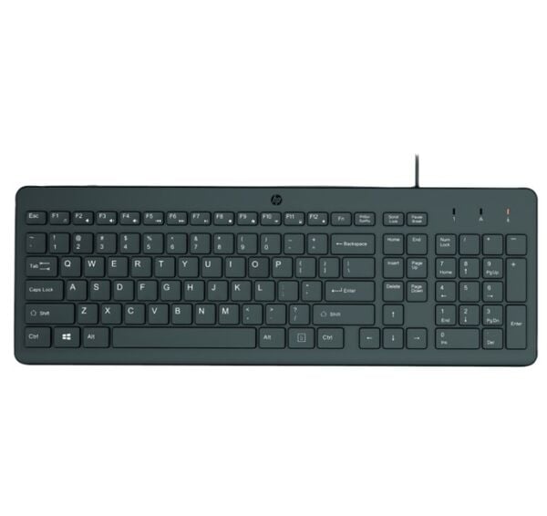 HP 150 Kablolu Klavye Siyah (664R5AA)
