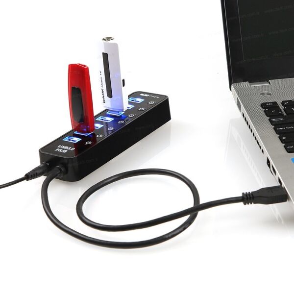Dark DK-AC-USB371 7 Port USB 3.0 Çoklayıcı