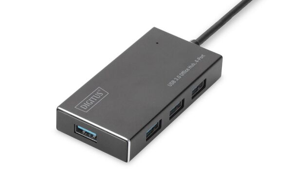 Digitus USB 3.0 Çoklayıcı Alüminyum (4 Port)