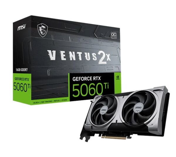MSI GeForce RTX 5060 TI 16G Ventus 2X OC+ GD7 128B