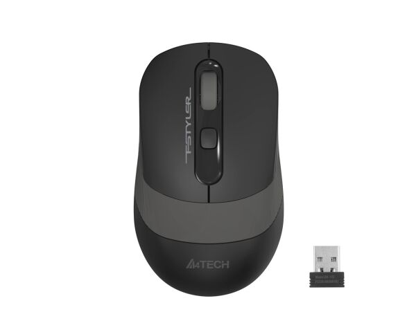 A4-Tech Kablosuz Mouse Nano Siyah-Gri (FG10-G)