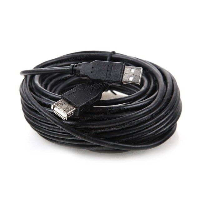 Dark USB Uzatma Kablosu Siyah (10m)