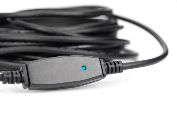 Digitus USB Uzatma Kablosu Siyah (20m)