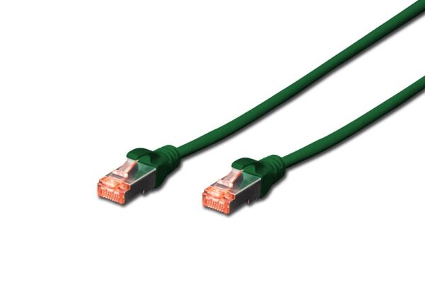 Digitus Zırhlı Patch Kablo Cat6A Yeşil (3m)