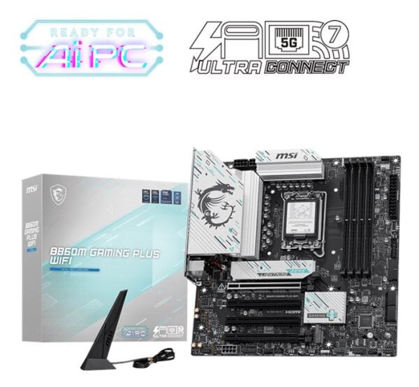 MSI B860M Gaming Plus Wifi D5 1851P Hdmi Dp Type-C