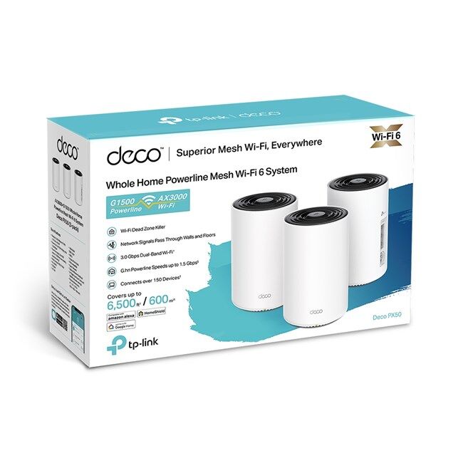 Tp-Link Deco PX50(3-Pack) Mesh Üçlü Router
