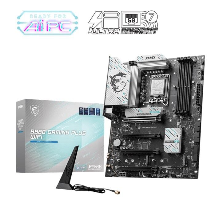 MSI B860 Gaming Plus Wifi D5 1851P Hdmi Dp Type-C