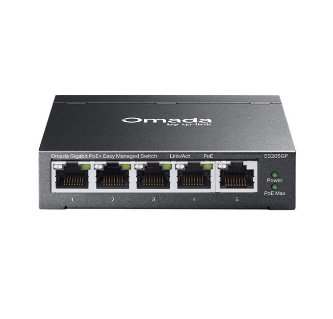 Omada 5Port Gigabit 4xPoE 65W (ES205GP)