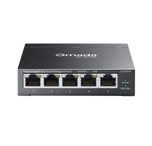 Omada 5Port Gigabit 4xPoE 65W (ES205GP)