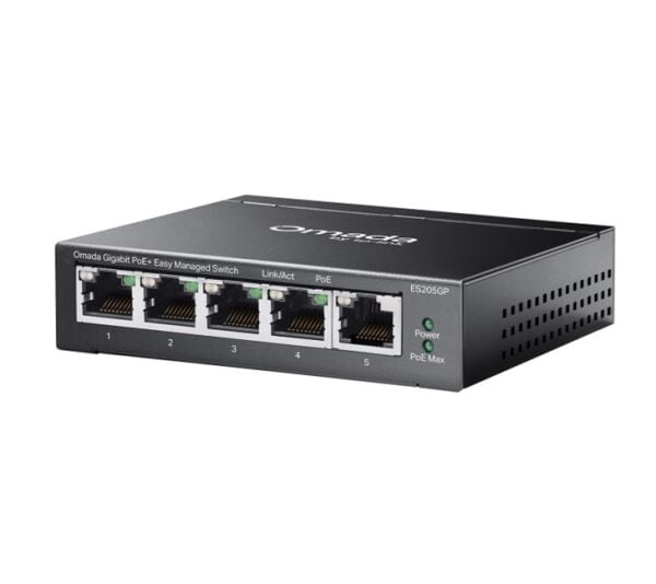 Omada 5Port Gigabit 4xPoE 65W (ES205GP)