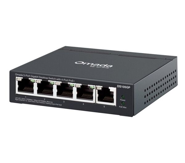 Omada 5Port Gigabit 4xPoE (DS105GP)